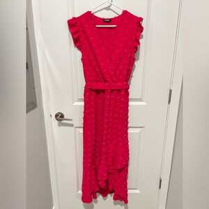 BTFBM Elegant Pink Maxi‎ Dress - Size Large
